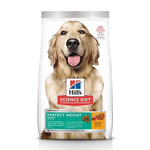 Hill's Science Diet Dry Dog Food, Adult, Perfect Weight for Healthy Weight & Weight Management, Chicken Recipe, 28.5 lb. Bag