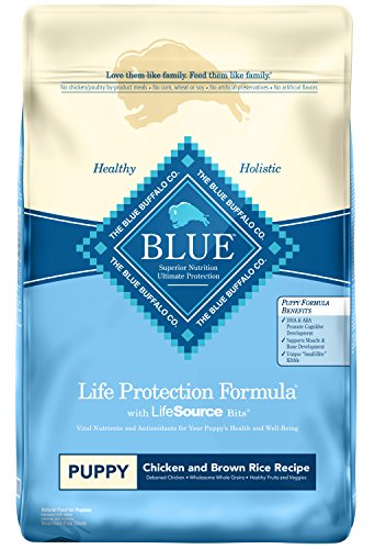 Blue Buffalo Life Protection Formula Natural Puppy Dry Dog Food, Chicken and Brown Rice 30-Lb