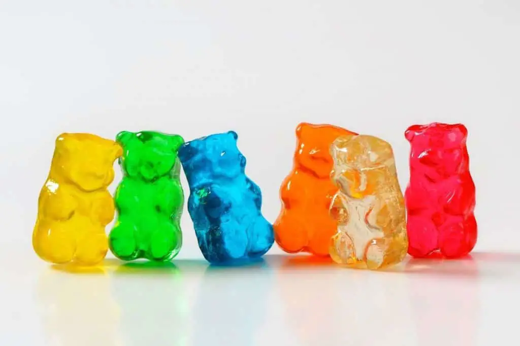 Gummy Bears in different colors